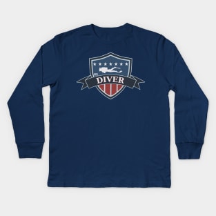 U.S. Diver Kids Long Sleeve T-Shirt